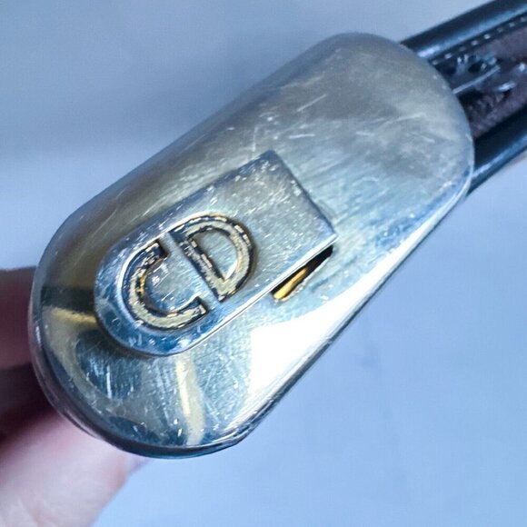 Vintage Christian Dior Logo Print Canvas Clutch Unisex - Picture 15 of 15